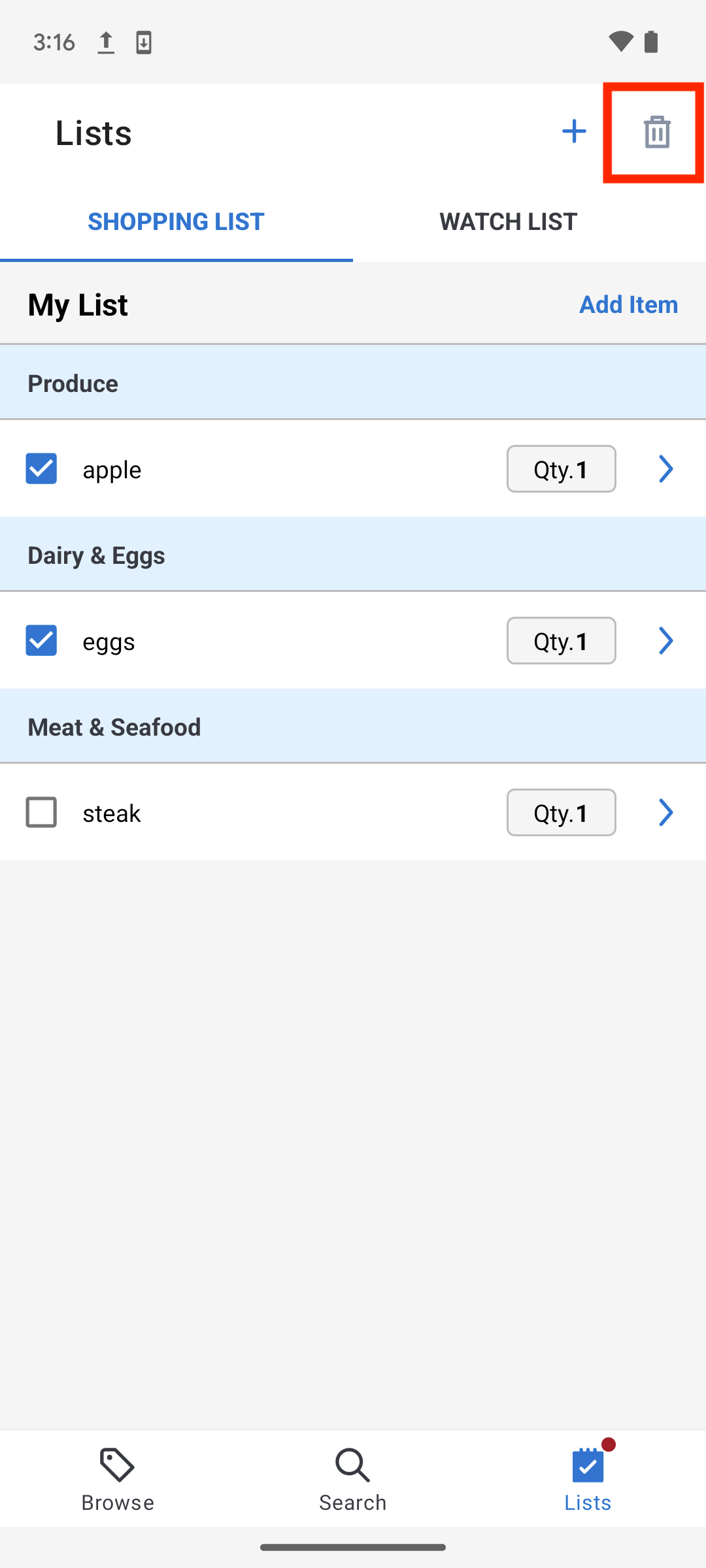 How to Delete Items from My Shopping/Clippings List reebee Help Center